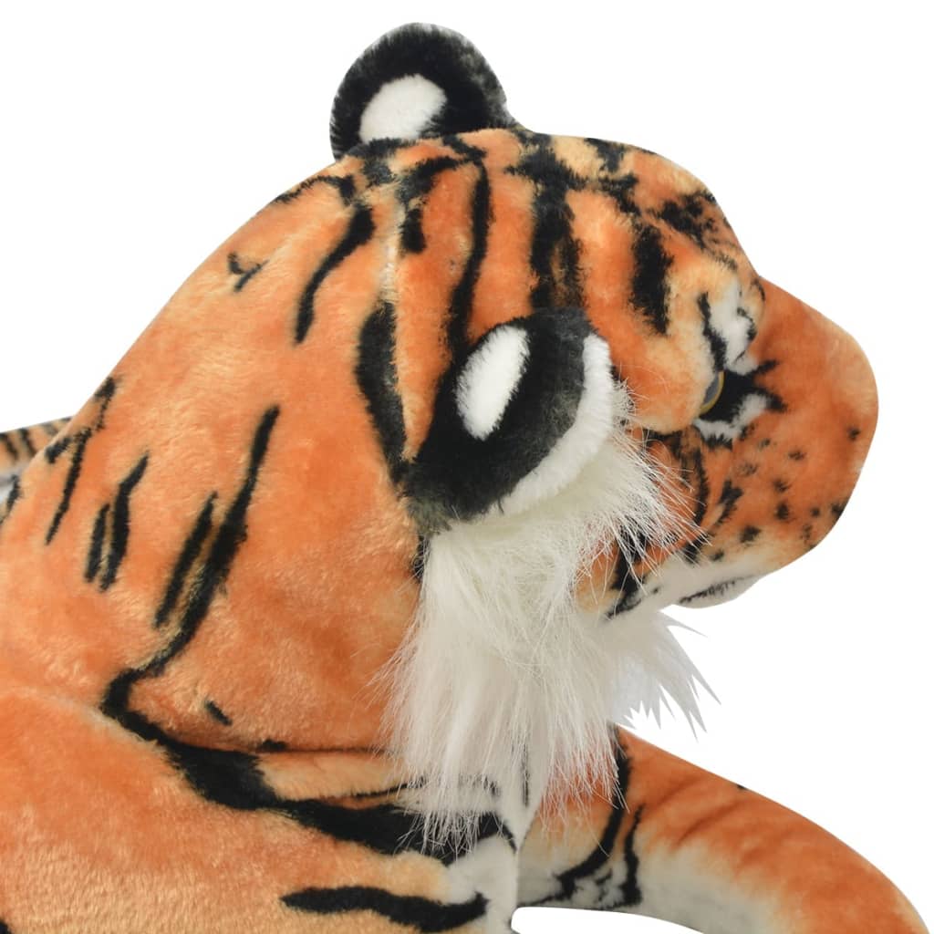 Tigre de peluche marrón XXL