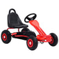 Kart de pedales con neumáticos azul