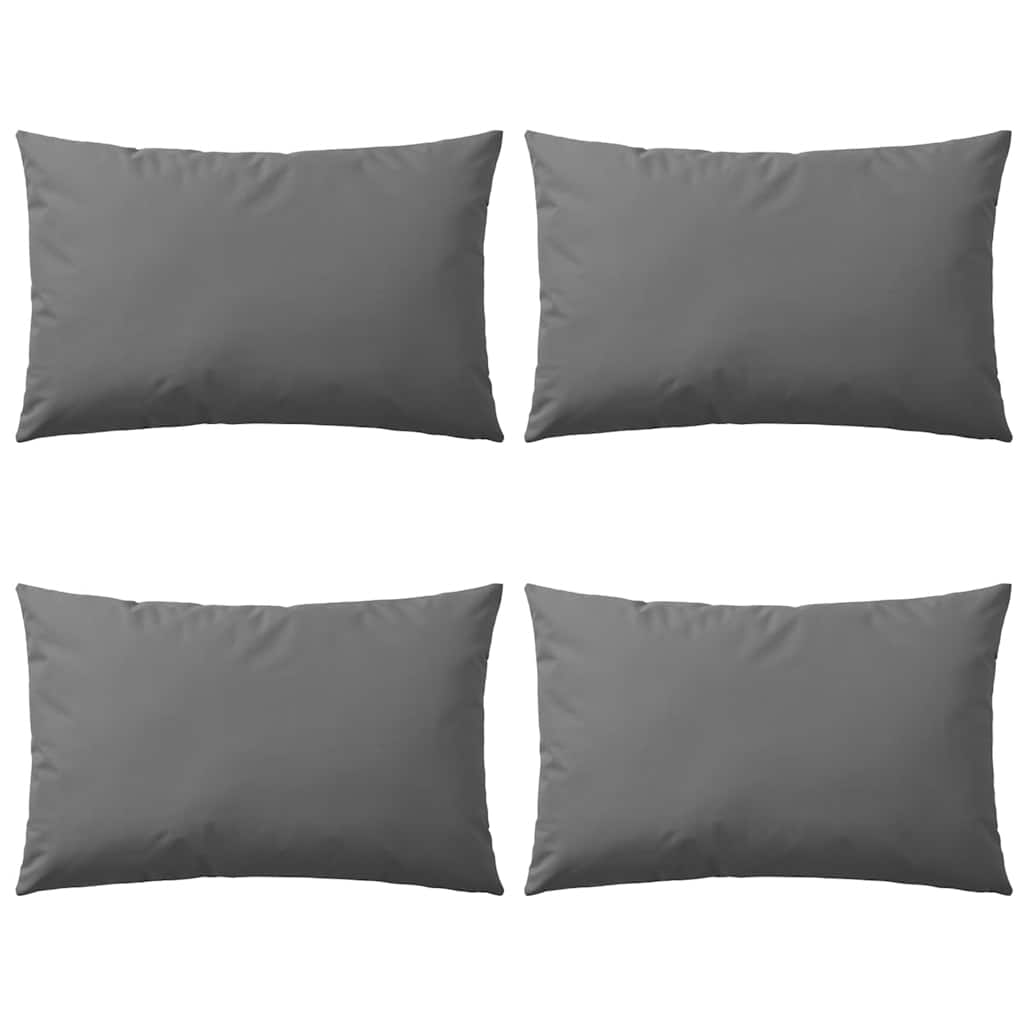 Cojines para exterior a rayas 45x45 cm azul marino 2 unidades