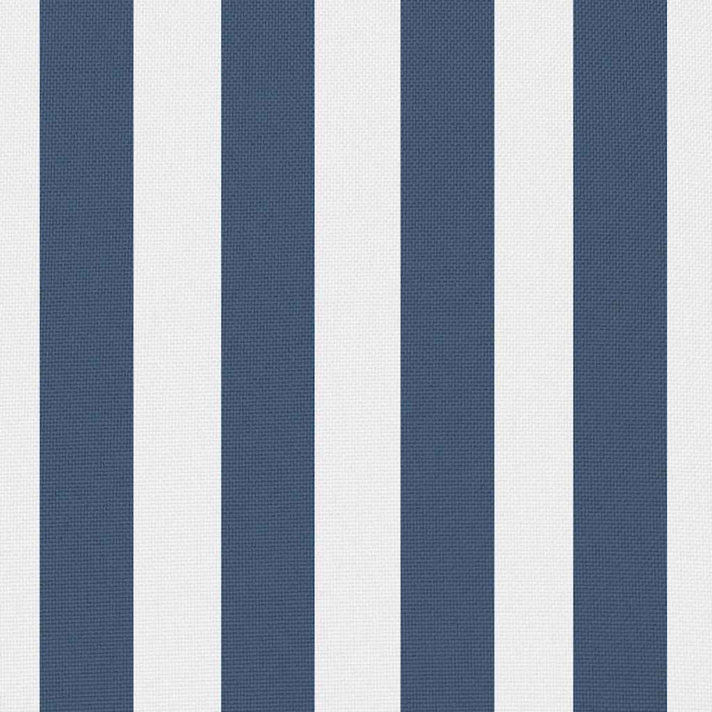 Cojines para exterior a rayas 45x45 cm azul marino 2 unidades