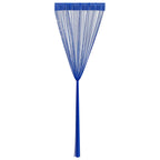 Cortinas de flecos 2 piezas 100x250 cm azul
