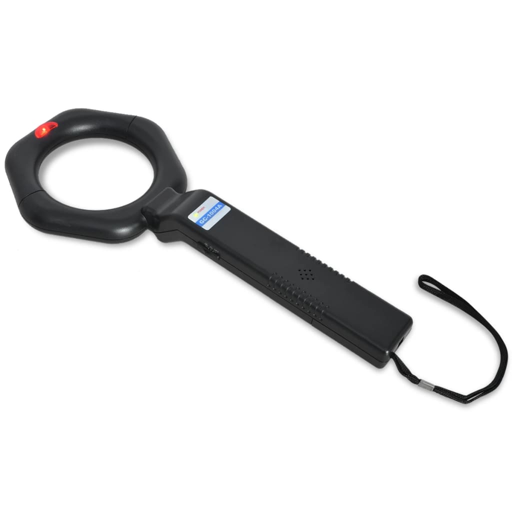 Detector de metales de mano negro