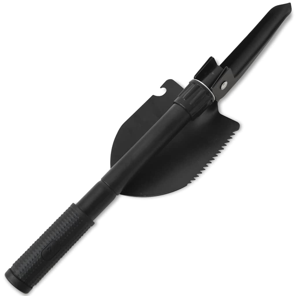 Pala plegable acero de carbono negra