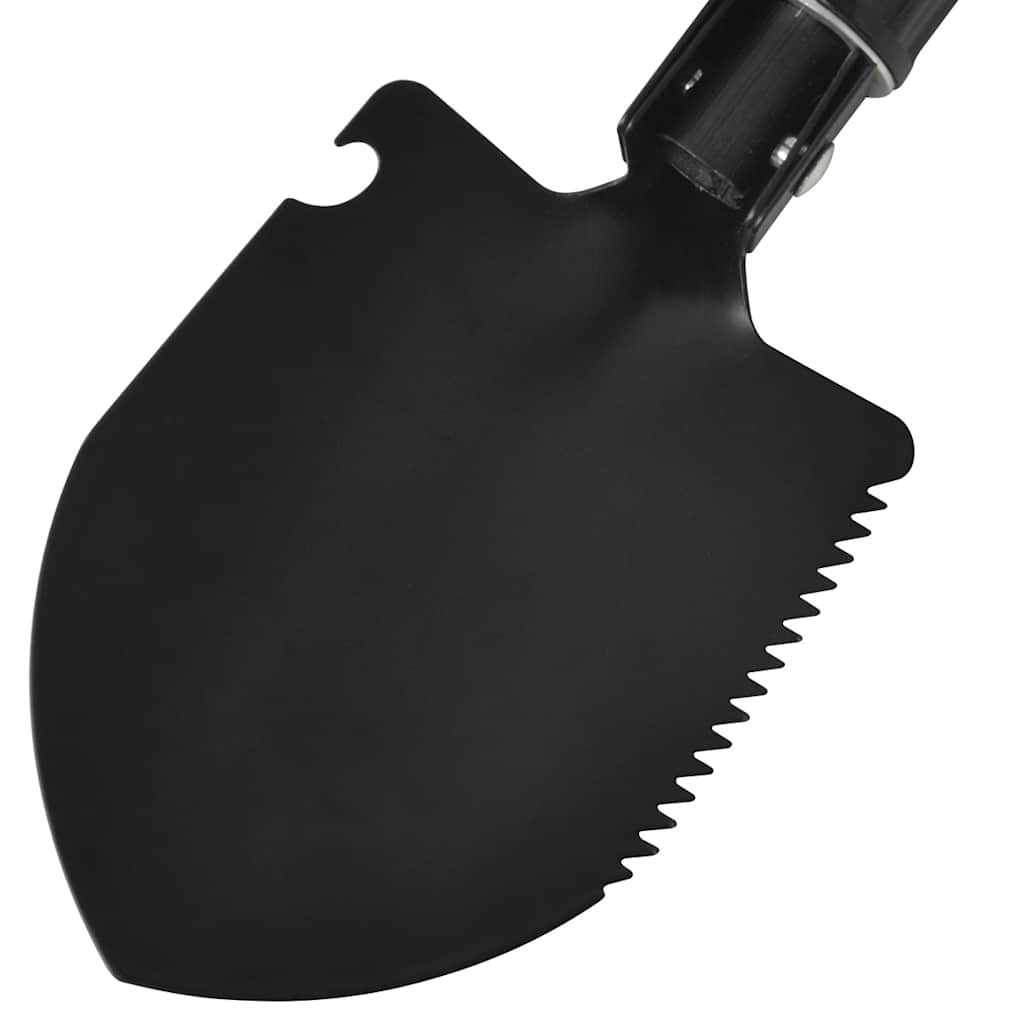 Pala plegable acero de carbono negra