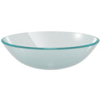Lavabo de vidrio templado 42 cm esmerilado