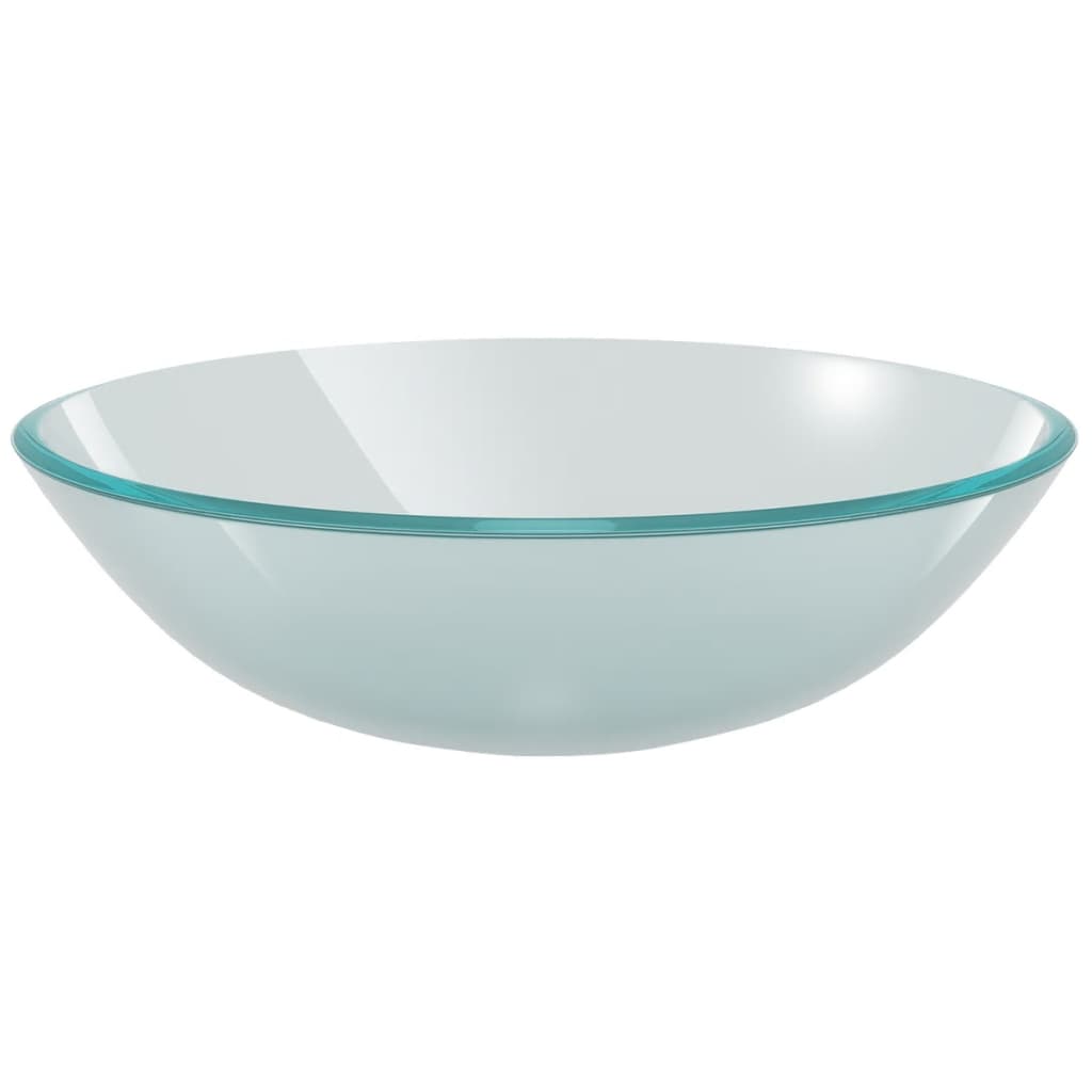 Lavabo de vidrio templado 42 cm esmerilado