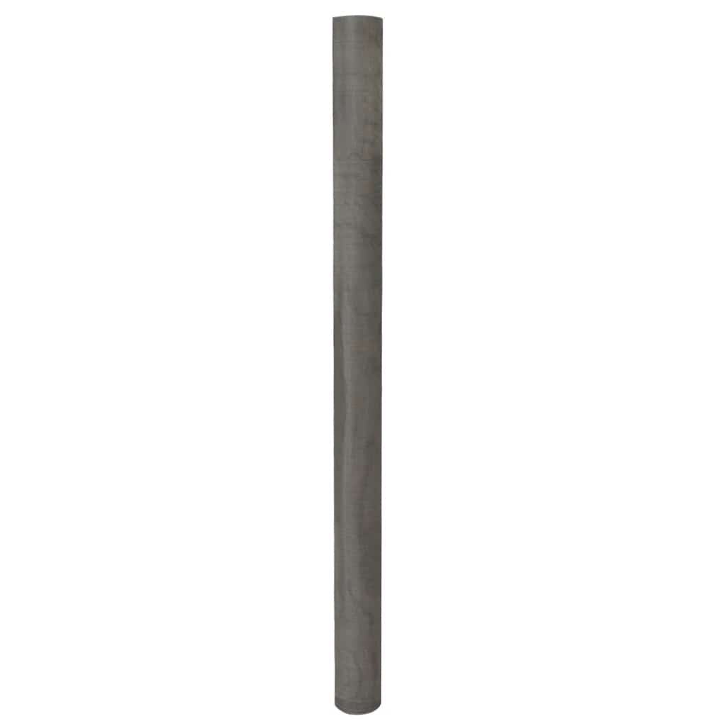 Malla mosquitera de acero inoxidable plateada 100x1000 cm