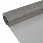 Malla mosquitera de acero inoxidable plateada 100x1000 cm