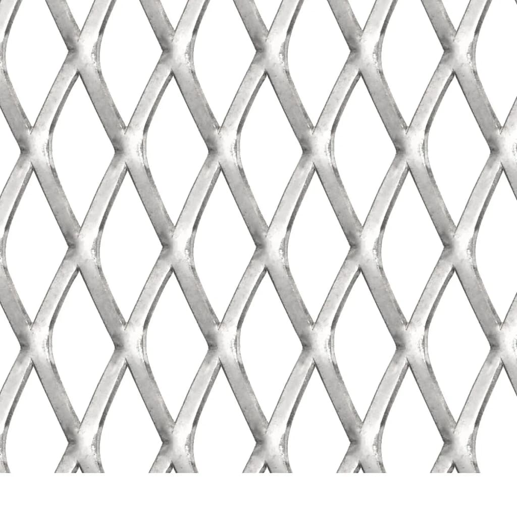 Valla alambrada de jardín acero inoxidable 100x85 cm 45x20x4 mm