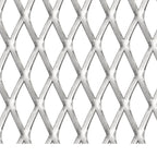 Valla alambrada de jardín acero inoxidable 100x85 cm 45x20x4 mm