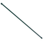 Postes de jardín 10 unidades 1 m metal verde