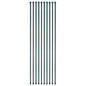 Garden posts 10 units 1 m green metal
