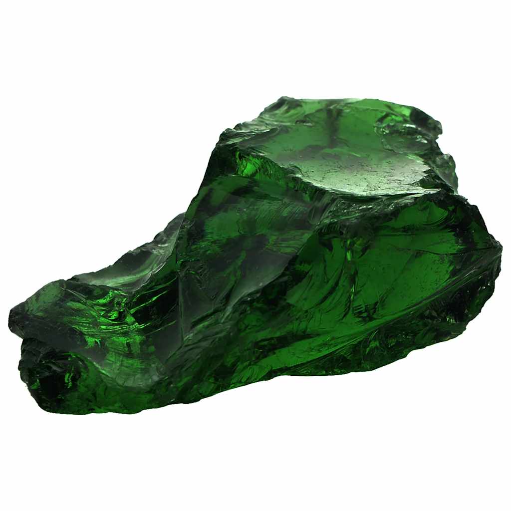 Rocas de gavión de jardín vidrio verde 60-120 mm 25 kg