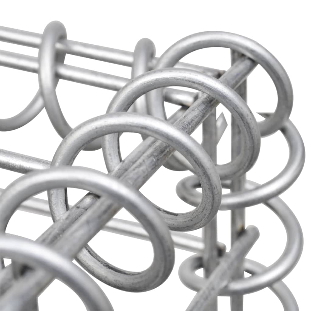 Cesta de gaviones de acero galvanizado 85x30x200 cm