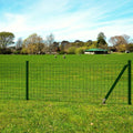 Euro Valla acero verde 10x1,5 m