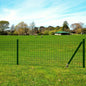 Euro Valla acero verde 10x1,5 m