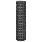 Euro Valla acero gris 10x1,5 m