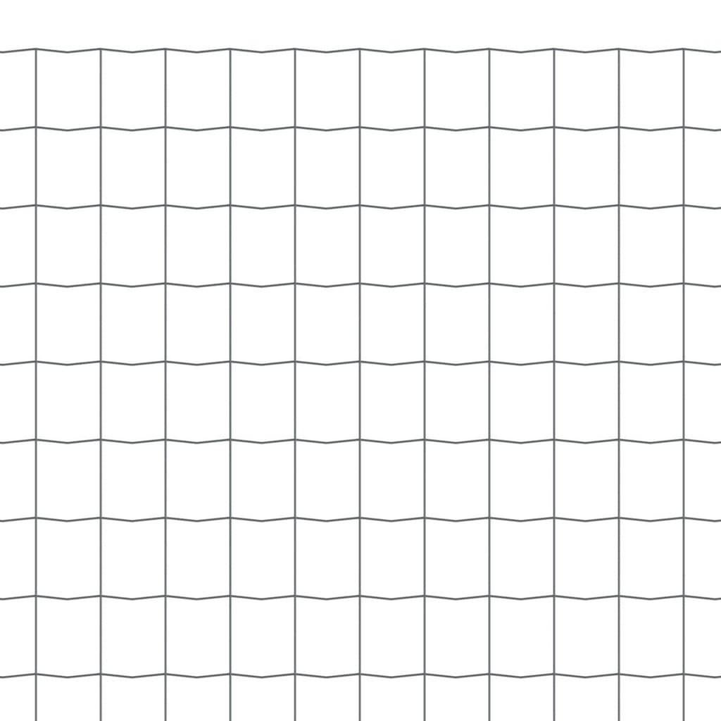 Euro Valla acero gris 10x1,5 m