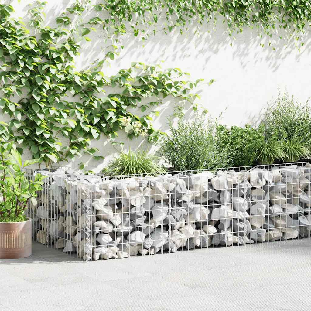 Cesta de gaviones de acero galvanizado 85x30x200 cm