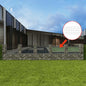 Cesta de gaviones forma de U 2 postes de hierro 140x20x100 cm