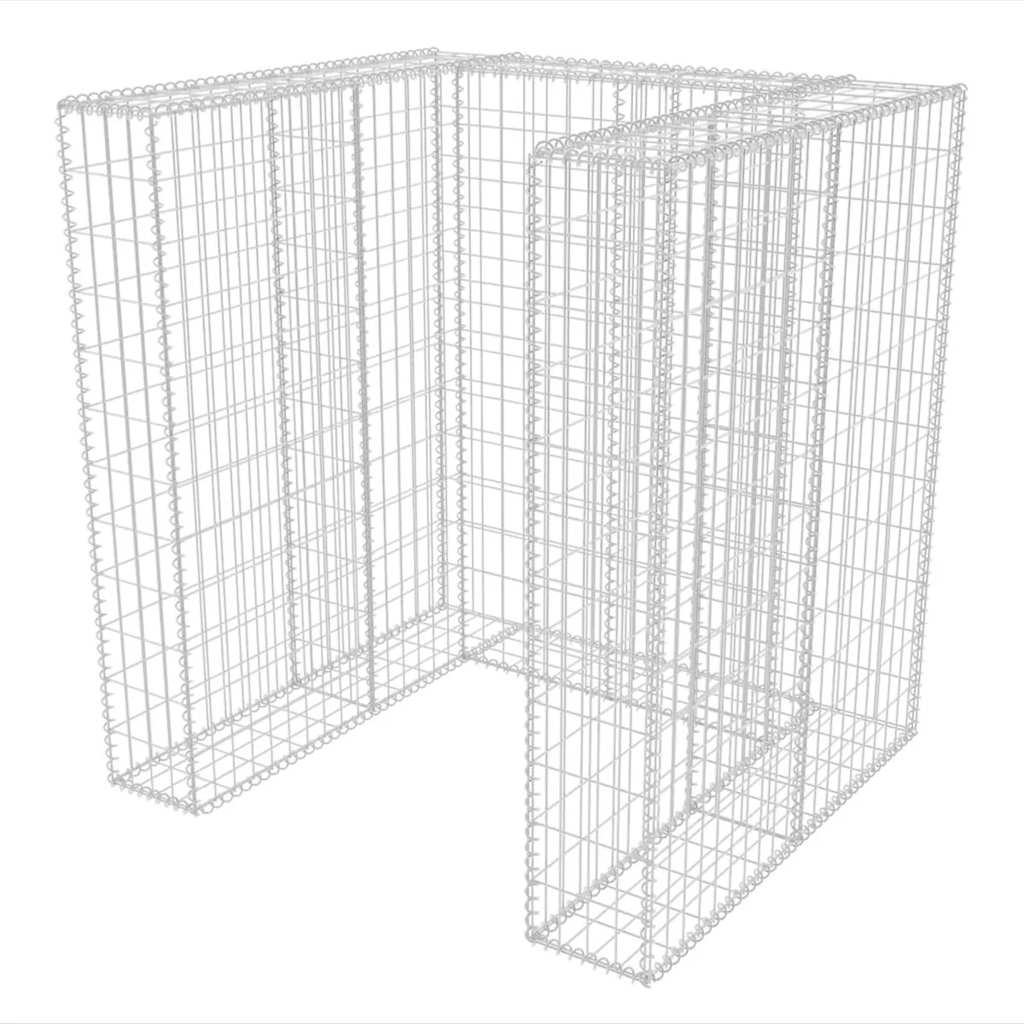 Gaviones para ocultar contenedor acero 110x100x120 cm