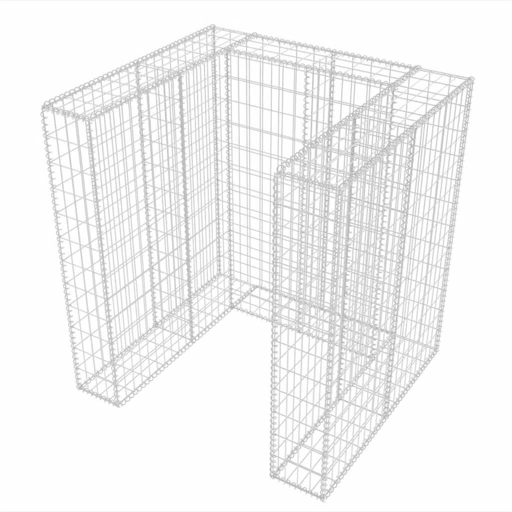 Gaviones para ocultar contenedor acero 110x100x120 cm