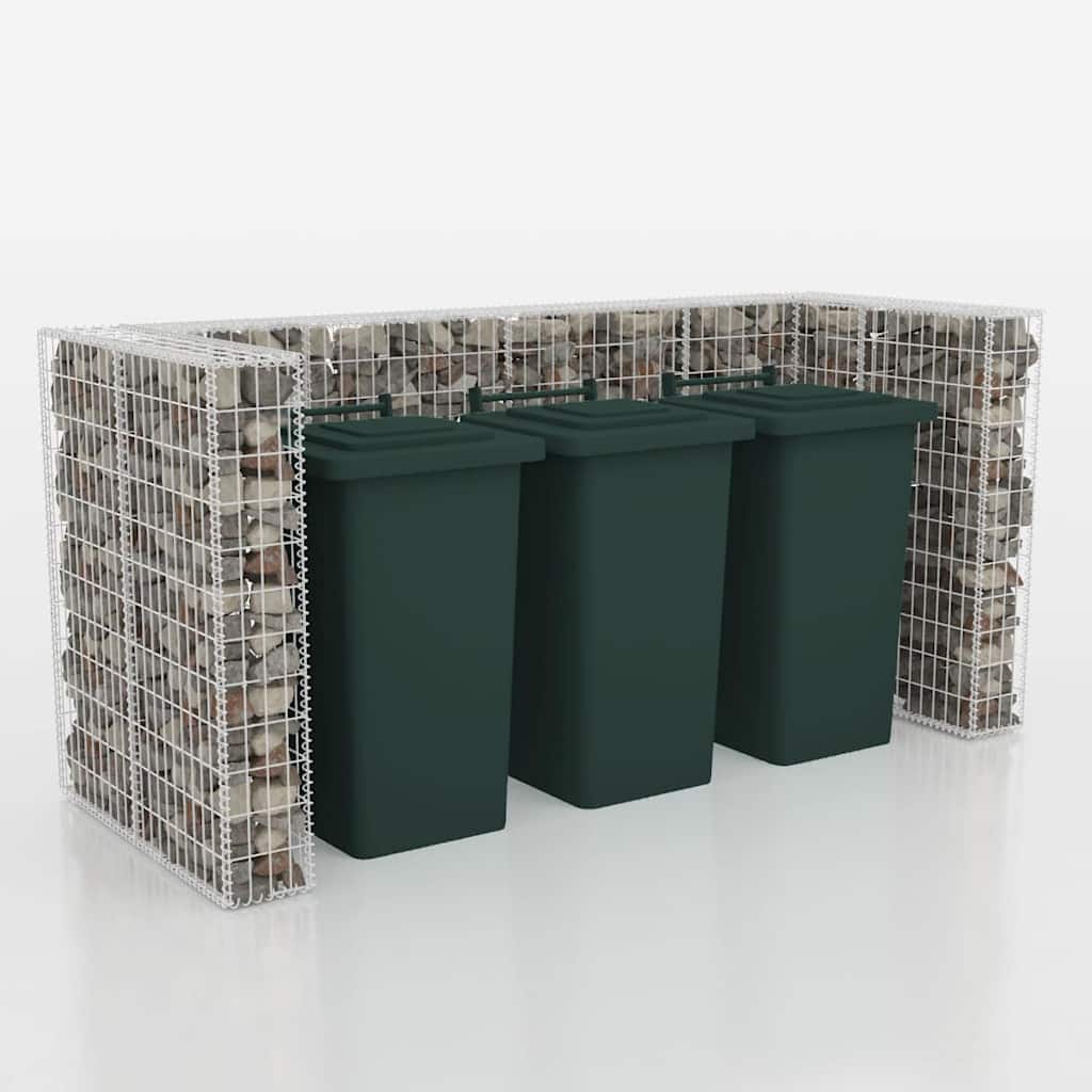 Gaviones para ocultar triple contenedor 250x100x120 cm