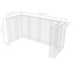 Gaviones para ocultar triple contenedor 250x100x120 cm