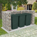 Gaviones para ocultar triple contenedor 250x100x120 cm