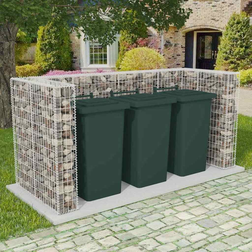 Gaviones para ocultar triple contenedor 250x100x120 cm