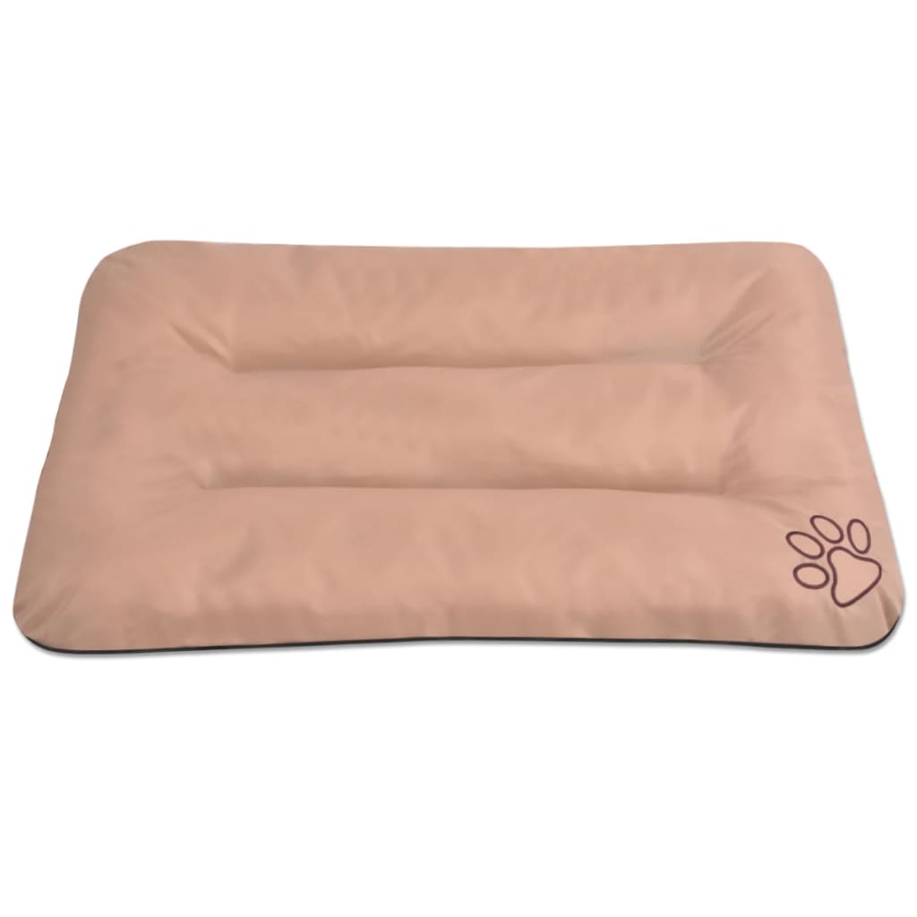 Colchón para perro tamaño L beige