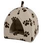 Cama cubo para gatos tamanho L bege