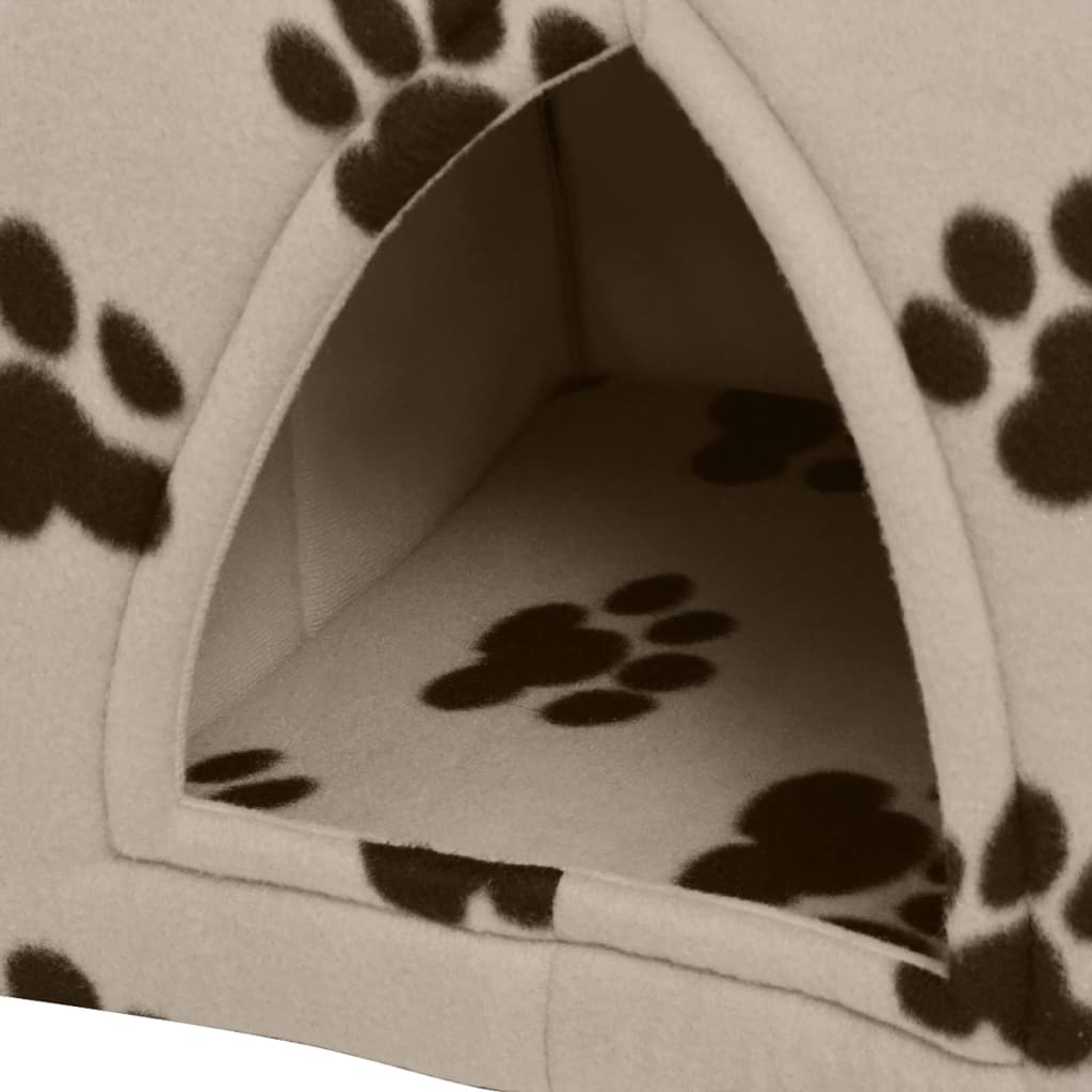 Cama cubo para gatos tamanho L bege