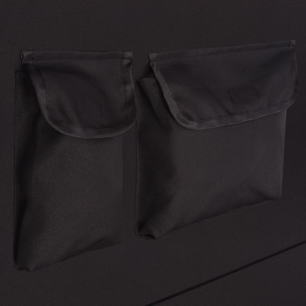 Funda de asiento de coche para mascotas 148x142 cm negra