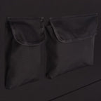 Funda de asiento de coche para mascotas 148x142 cm negra