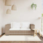 7-piece real rattan two-seater sofa set
