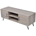 Mueble para TV gris 120x40x45 cm
