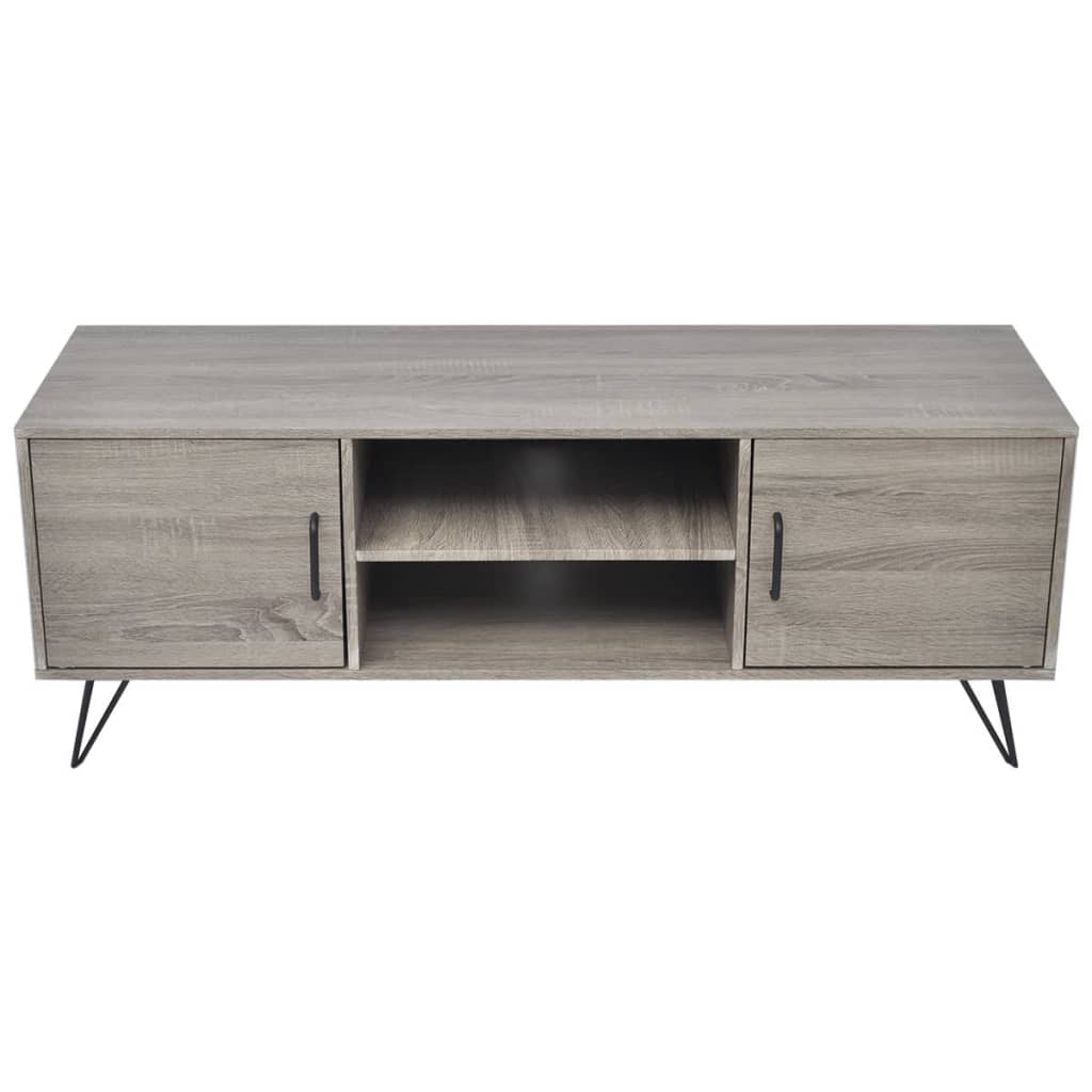 Mueble para TV gris 120x40x45 cm
