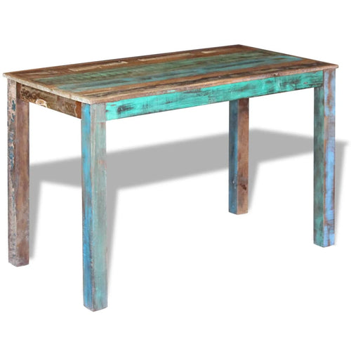Recycled Solid Wood Dining Table 115x60x76 cm