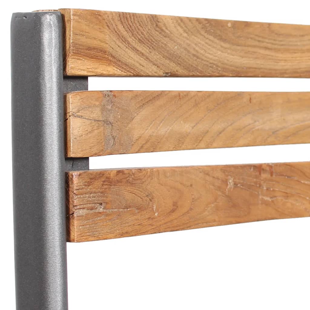 Sillas de comedor 2 uds madera maciza de teca