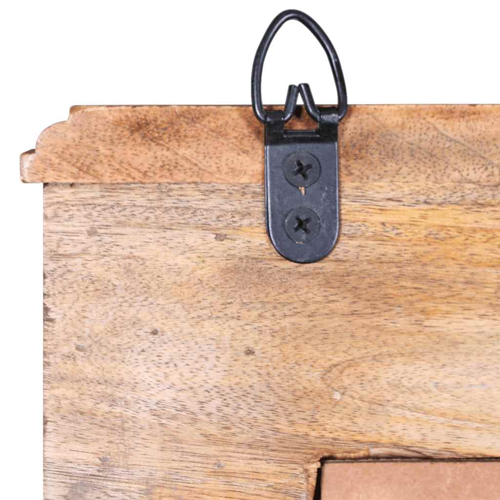 Mueble de baño con espejo de madera maciza de mango