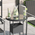 Tablero de mesa de cristal templado redondo 400 mm