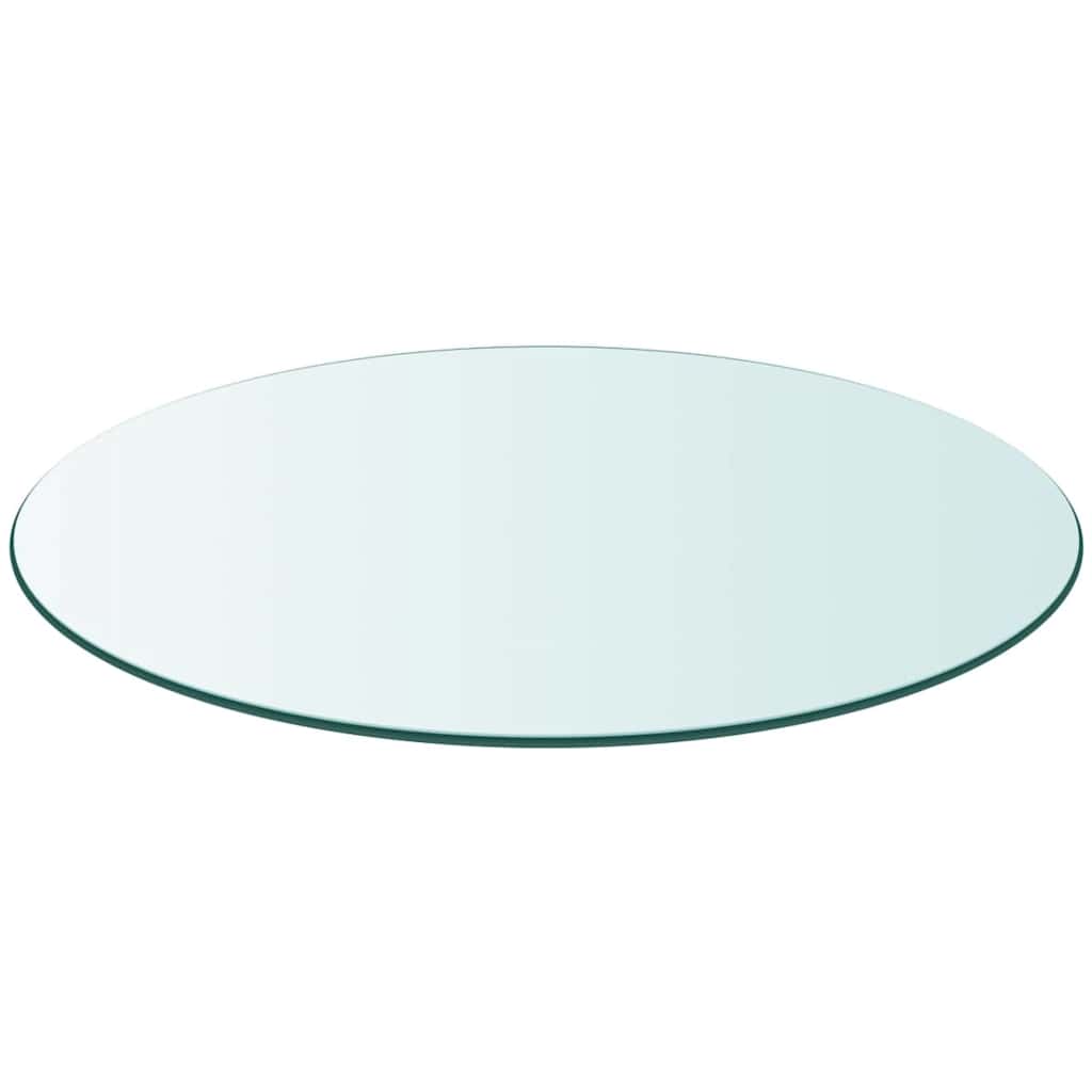 Tablero de mesa de cristal templado redondo 500 mm