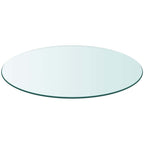 Tablero de mesa cristal templado redondo 600 mm