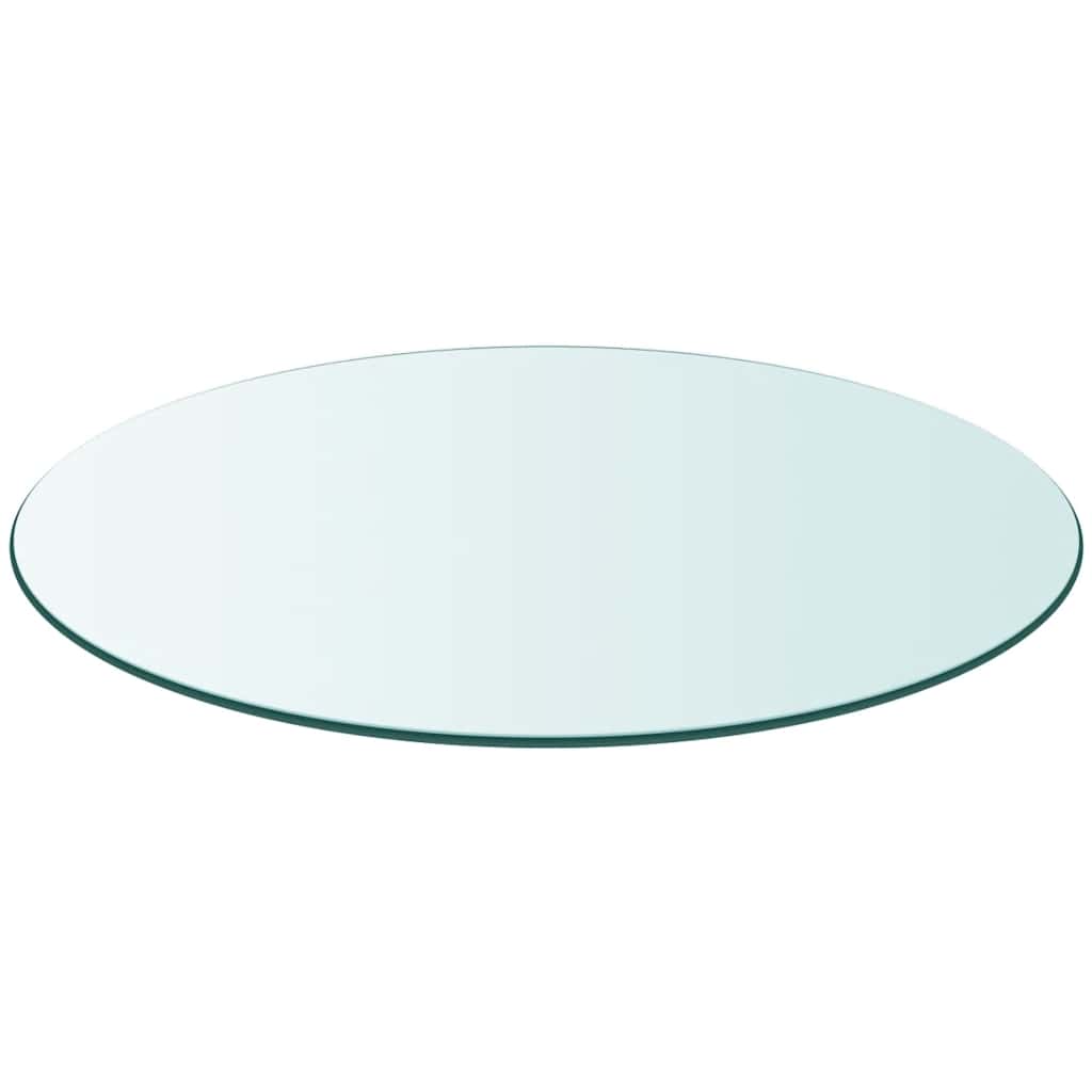 Tablero de mesa cristal templado redondo 600 mm