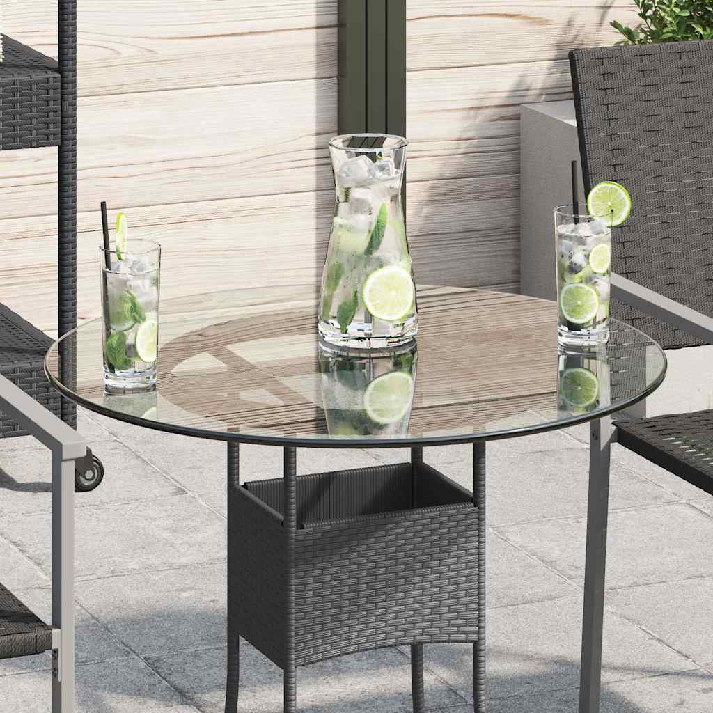 Tablero de mesa cristal templado redondo 600 mm