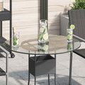 Tablero de mesa de cristal templado redondo 700 mm