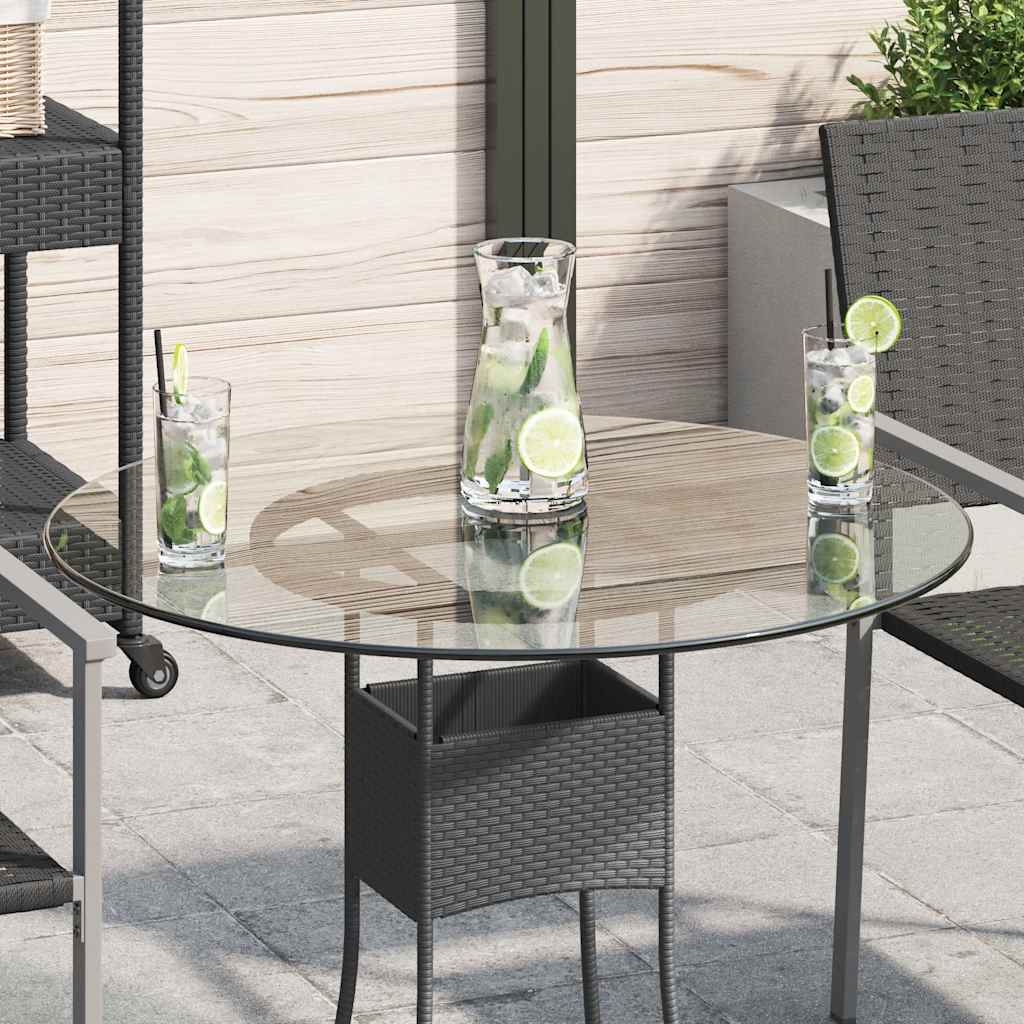 Tablero de mesa de cristal templado redondo 700 mm