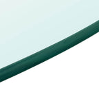 Tablero de mesa de cristal templado redondo 80 cm