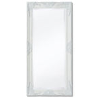 Espejo de pared estilo barroco 100x50 cm negro